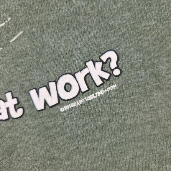 EARTH SUN MOON BASS FISH GRAPHIC TSHIRT DAD FUNNY 2015 CASUAL SUMMER - Picture 3 of 3